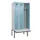 locker met bank,voor scheiding van kleding,HxBxD 2120x900x815mm,3vak
