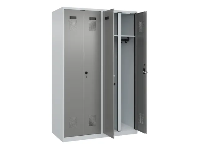 locker voor scheiding van kleding,HxBxD 1850x1200x500mm,4vak