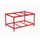 onderstel,v.pallets,HxLxB 657x1216x816mm,v. B 800mm,staal,rood