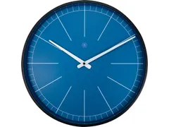 Wandklok nXt Ethan Ø 40cm blauw streepaanduiding