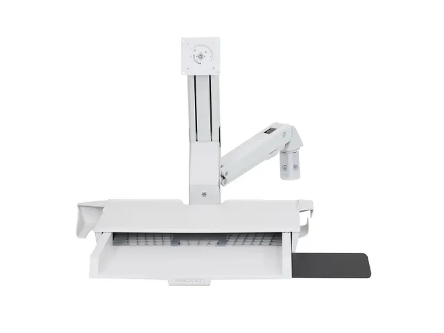 Styleview Sit-stand Combo-arm Met Worksurface Wit