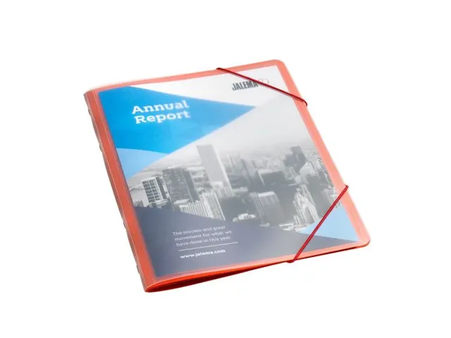 Sorteermap Jalema Lucido Avanti A4 6 Vaks Rood karton