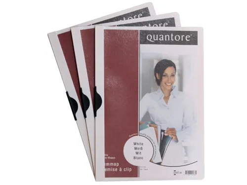 Klemmap Quantore A4 3mm wit