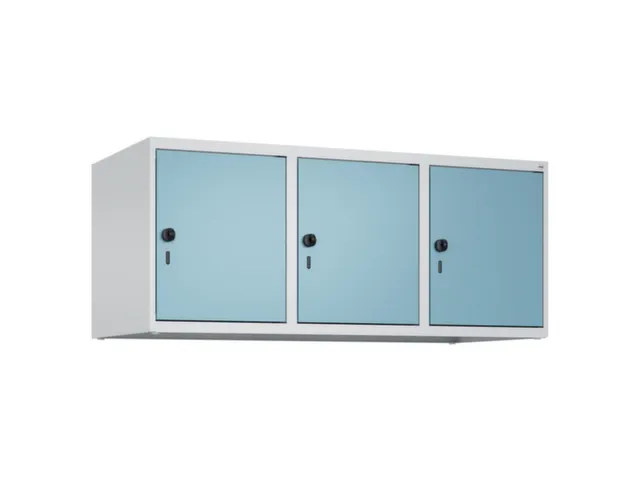 opzetkast,v. locker,3vak.,vak B 400mm,HxBxD 500x1200x500mm