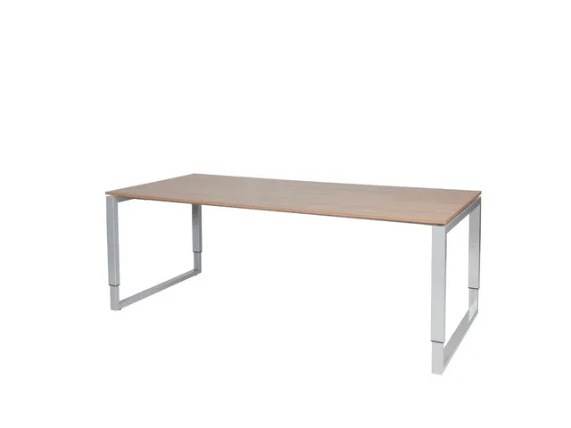 Domino Plus Bureau Hoogte Verstelbaar 2000x900mm Hav/Kers 25mm Alu