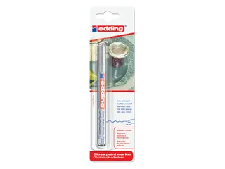 Viltstift edding 780 lakmarker rond zilver 0.8mm blister - 1