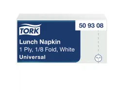 Servetten Tork 509308 Universal 1-laags Wit 32x33cm 500st.
