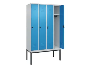 locker,HxBxD 2120x1200x500mm,4vak,vak B 300mm,draaigrendel - 2