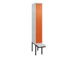 locker voor scheiding van kleding,HxBxD 2120x300x815mm,1vak