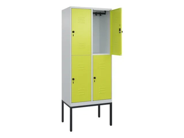 dubbeldekse locker,HxBxD 2120x800x500mm,2x2vak.,vak B 400mm