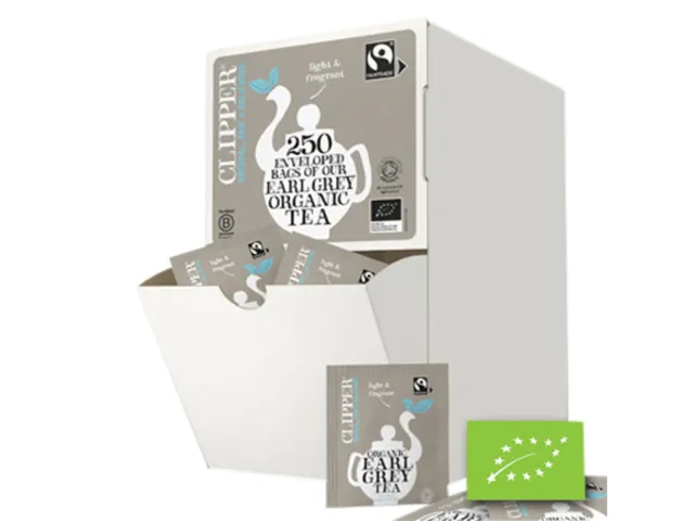Thee Clipper earl grey 250 zakjes Zwarte Thee