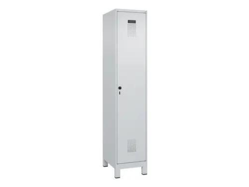 locker,HxBxD 1950x400x500mm,1vak,vak B 400mm,draaigrendel,voeten