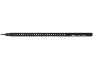 Potlood Faber-Castell grafiet Grip Sparkle Midnight goud - 1