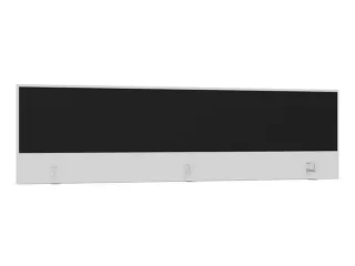 opzetpaneel,v. bureau,aanbouw achter,B 2000mm,Bl-wit,BN8033-zwart - 1