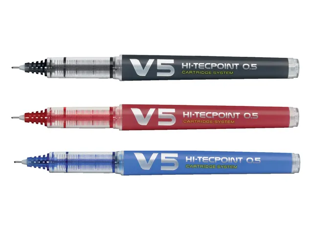 Rollerpen Pilot Hi-Tecpoint V5 Cartridge System Begreen 0.5mm Blauw