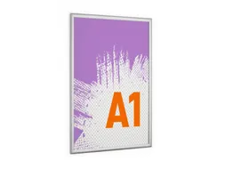 Kliklijst aluminium Outdoor A1 metaal zilver