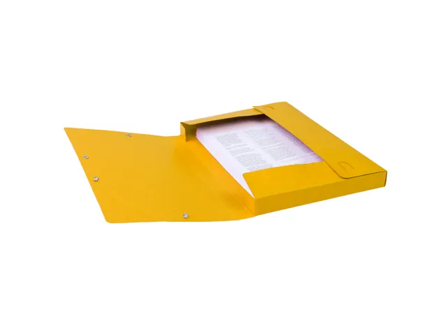 CARTOBOX glanskarton rug 25mm geel