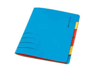 Sorteermap Jalema Secolor sixtab A4 6 vaks blauw karton - 4