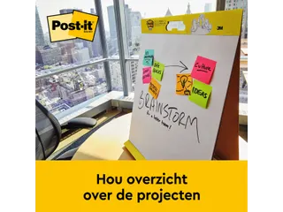 Meeting chart 3M Post-it 563 508x584mm blanco - 6