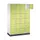 lockerkast,HxBxD 1950x1220x500mm,4x6vakken,cil.-slot,sokkel