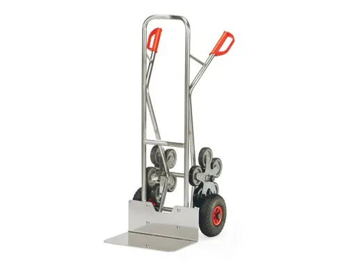 Aluminium Trappensteekwagen 200kg schep BxD 480x300mm