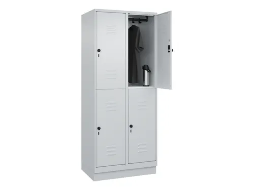 dubbeldekse locker,HxBxD 1950x800x500mm,2x2vak.,vak B 400mm