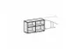 rayonnage de bureau,HxlxP 720x1200x430mm,finition corps hêtre