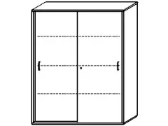 Schuifdeurkast 1540X1200X430Mm Decor Romp Kwarts Decor Front Onyxgrijs