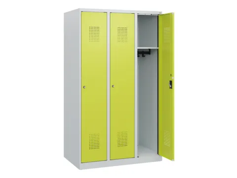 schoollocker,HxBxD 1530x900x500mm,3vak,vak B 300mm,cil.-slot