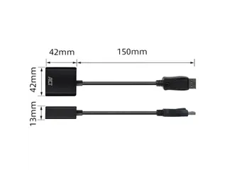 Adapter ACT DisplayPort naar VGA 0.15 meter - 5