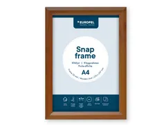 Easy-Click Kliklijst Europel A4 25mm aluminium Houtlook