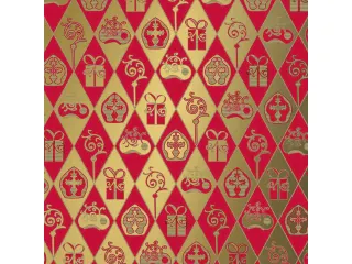 Cadeaupapier Kangaro Sint assorti 70 x 200 cm, 60 rol - 4