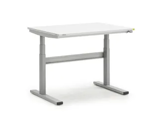 ESD-montagetafel,HxBxD 630-1270x1100x800mm,blad gelamineerd grijs - 1