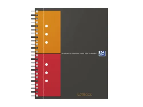 Spiraalblok Oxford International Notebook A5+ ruit 5mm