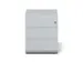 Ladenblok Staalplaat 495x420x565mm 3laden Cilinderslot Lichtgrijs