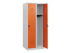 schoollocker,HxBxD 1530x600x500mm,2vak,vak B 300mm,draaigrendel