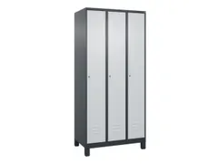 locker,HxBxD 1950x900x500mm,3vak,vak B 300mm,cil.-slot,voeten