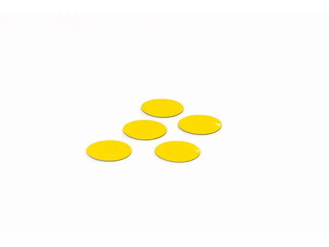 Magneetvel Symbool Cirkel Geel Ø 30mm