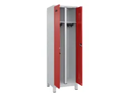 locker voor scheiding van kleding,HxBxD 1950x600x500mm,2vak
