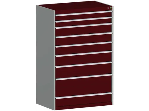 Ladekast 1600x1050x750mm 9laden 200kg Kleur Ral3004