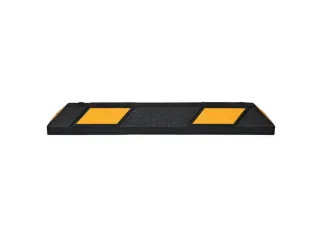 parkeerplaatsbegrenzing,B 900mm,recyclebaar rubber,zwart/geel - 1