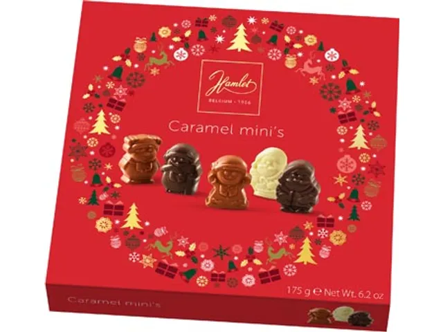 Caramel Mini's chocolade, doos van 175 g