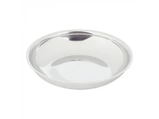 Serveerschaal Ø10cm Suiker/ slagroomtip RVS