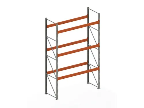 palletstelling,grondveld,HxBxD 4400x2870x1100mm,vakl. 3000kg
