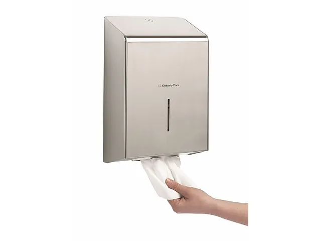 Dispenser Asciugamani Kimberly-Clark 8971 - Parete, Inox, Elegante, Igienico
