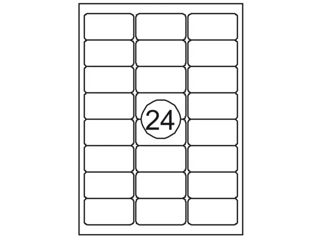 Etiket 88904 Premium 63.5x33.9mm Wit XL Pack 1000 Vel