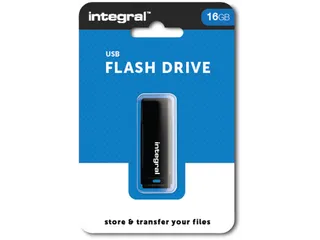 USB-stick 2.0 16GB, zwart - 2