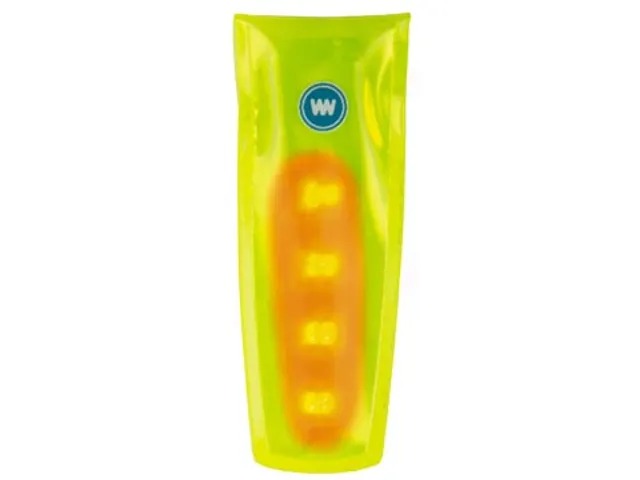 Multilight lampe, 4 leds rouge, avec fermeture velcro, avec piles