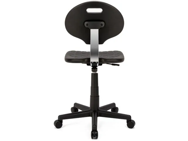 OUTLET Chaise de travail sur roulettes Medium Noir