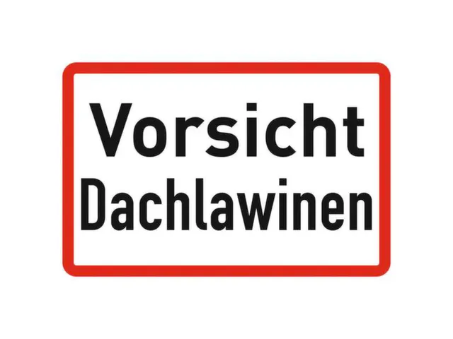 aanwijzingsbord,Pas op! Daklawines,aluminium gemerkt,gemoffeld